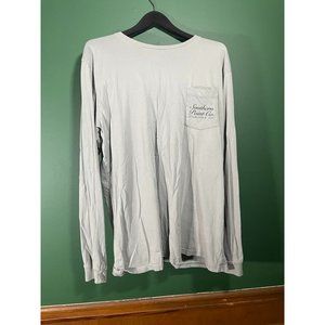 Southern Paint Company - Men's Grey Duck Long Sleeve T-Shirt - Size XL